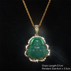 Vintage Natural Obsidian Dragon Pendant Necklace Zodiac Dragon Carved Chinese Mascot Amulet Lucky Men Necklace