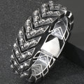 Gothic 25MM Width Skull Head Link Chain Bracelet for Men 316L Stainless Steel Men's Bracelets Punk Rock Jewelry
