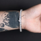 Iced Out Tennis Bracelet 3mm — 925 Silver
