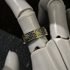 Celtic Dara Knot Spiral Open Ring — Silver-Tone