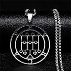 Astaroth Sigil Pendant Necklace — Stainless Steel