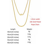ORSA JEWELS Genuine 925 Sterling Silver Paperclip Chopin Rope Cuban Figaro Box Cable Chain Necklace Simple Basic Chain