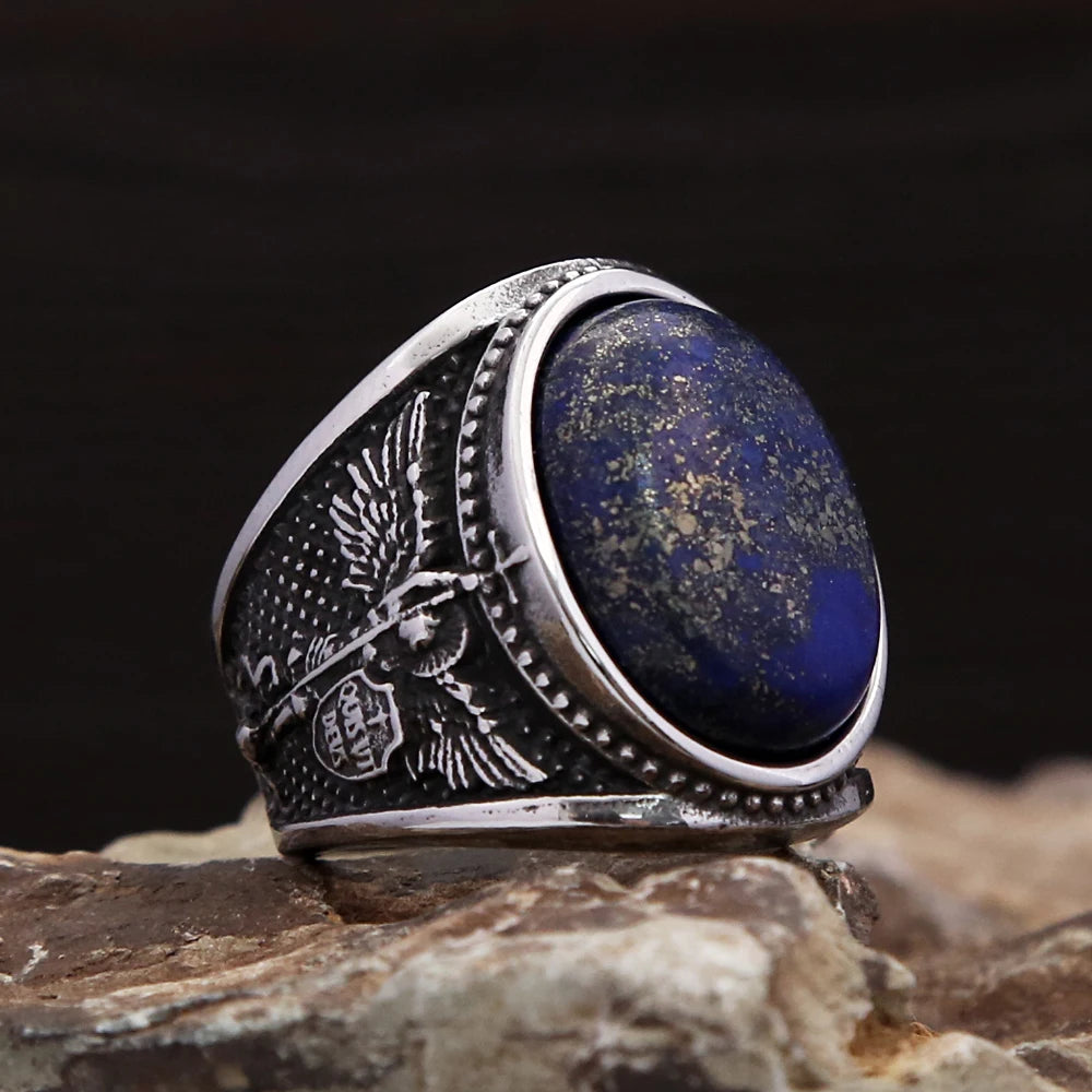 St Michael Angel Ring — 316L Steel