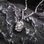 Military Dog Tag Stainless Steel Pendant Necklace