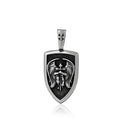 Trendy Charms Archangel Pendant for Men Women 316L Stainless Steel St Michael Necklace for Men Catholic Amulet Jewelry Gift