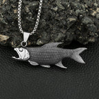 Fish Stainless Steel Pendant Necklace