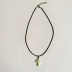 Noctilucent Glowing Necklace Classic Cross Design Pendant Necklaces Luminous Necklace Night Fluorescence Glow In Dark Necklace