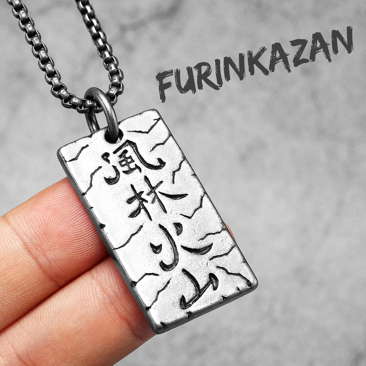 Art of War Furinkazan Pendant — Stainless Steel