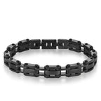 Classic 9MM Width Link Chain Bracelet for Man 316l Stainless Steel Men's Bracelets Jewelry Accessory Birthday Gifts for