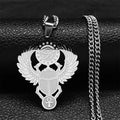 Eye of Horus Ankh Pendant — Stainless