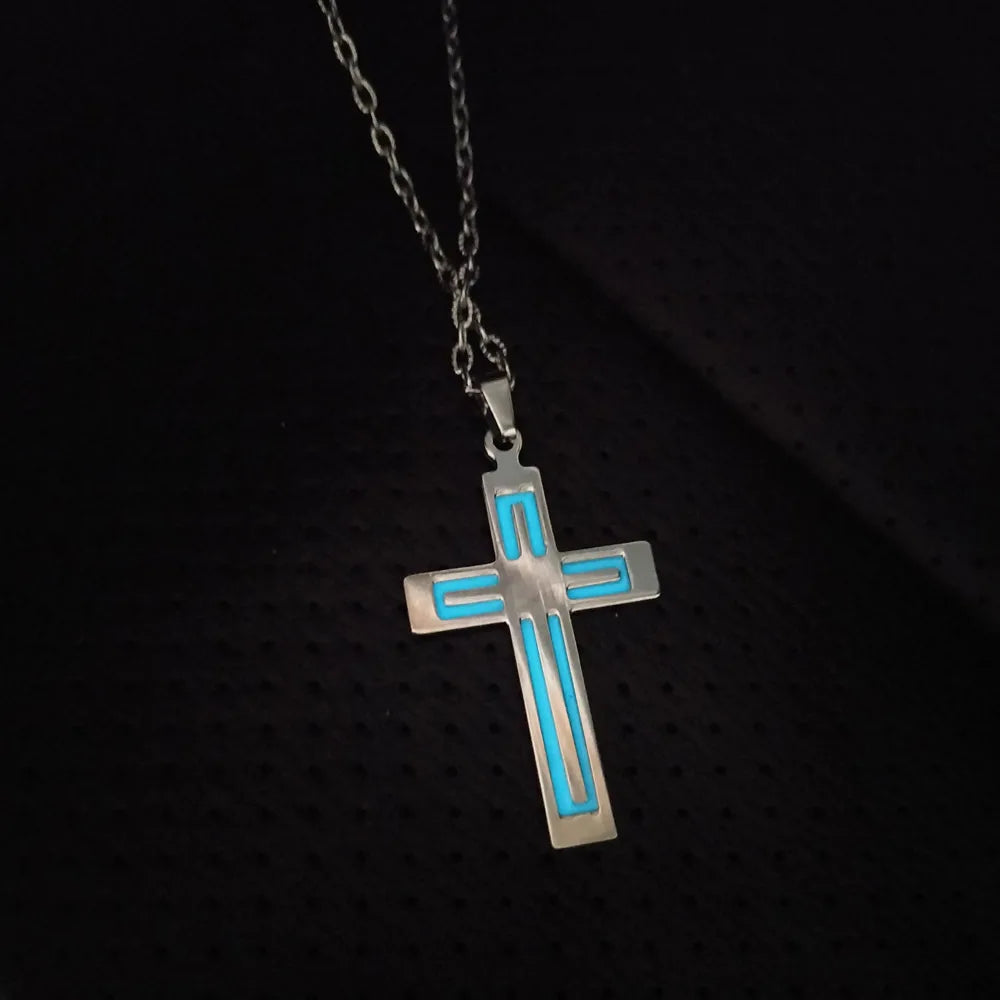 Luminous Heart Pendant Necklace — Stainless Steel