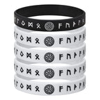 Viking Compass Silicone Bracelet 12mm