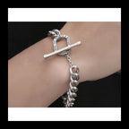 Emperor Chain Bracelet — Silver Stainless