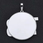 Iced Out Name Disc Pendant 80MM