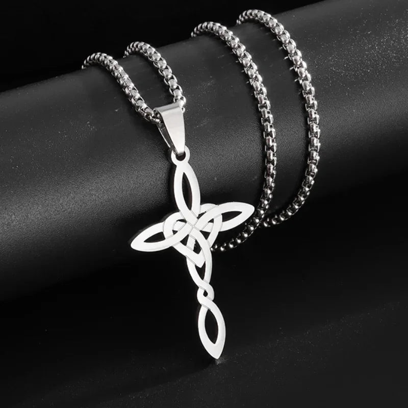 Witchcraft Pentagram Pendant Necklace — Stainless Steel