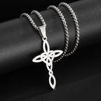 Witchcraft Pentagram Pendant Necklace — Stainless Steel