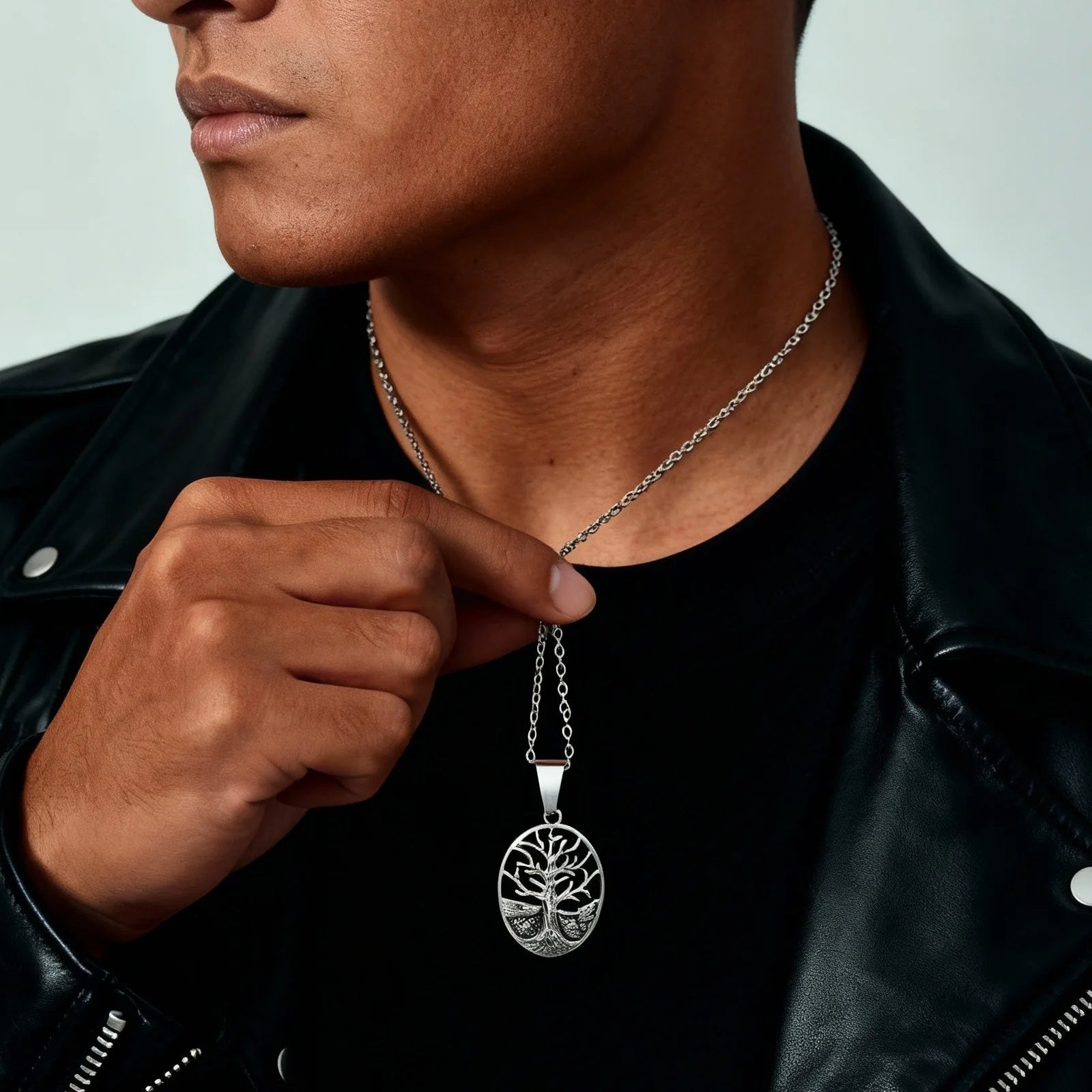 Pendant Necklace — Stainless Steel