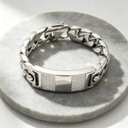 Heavy Chunky Cuban Link Chain Bracelet Jewelry High Quality Stainless Steel Zircon Bracelet Men Accessories