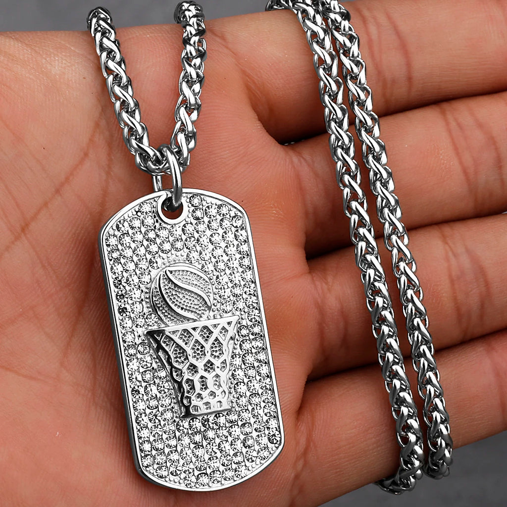 Minimal Pendant Necklace — Stainless Steel