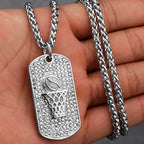 Minimal Pendant Necklace — Stainless Steel
