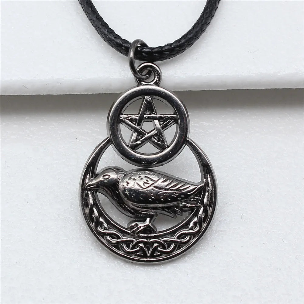 Cute Pentagram Necklace Leather Chain 45Cm Male Jewelry Evening Cheapest Items