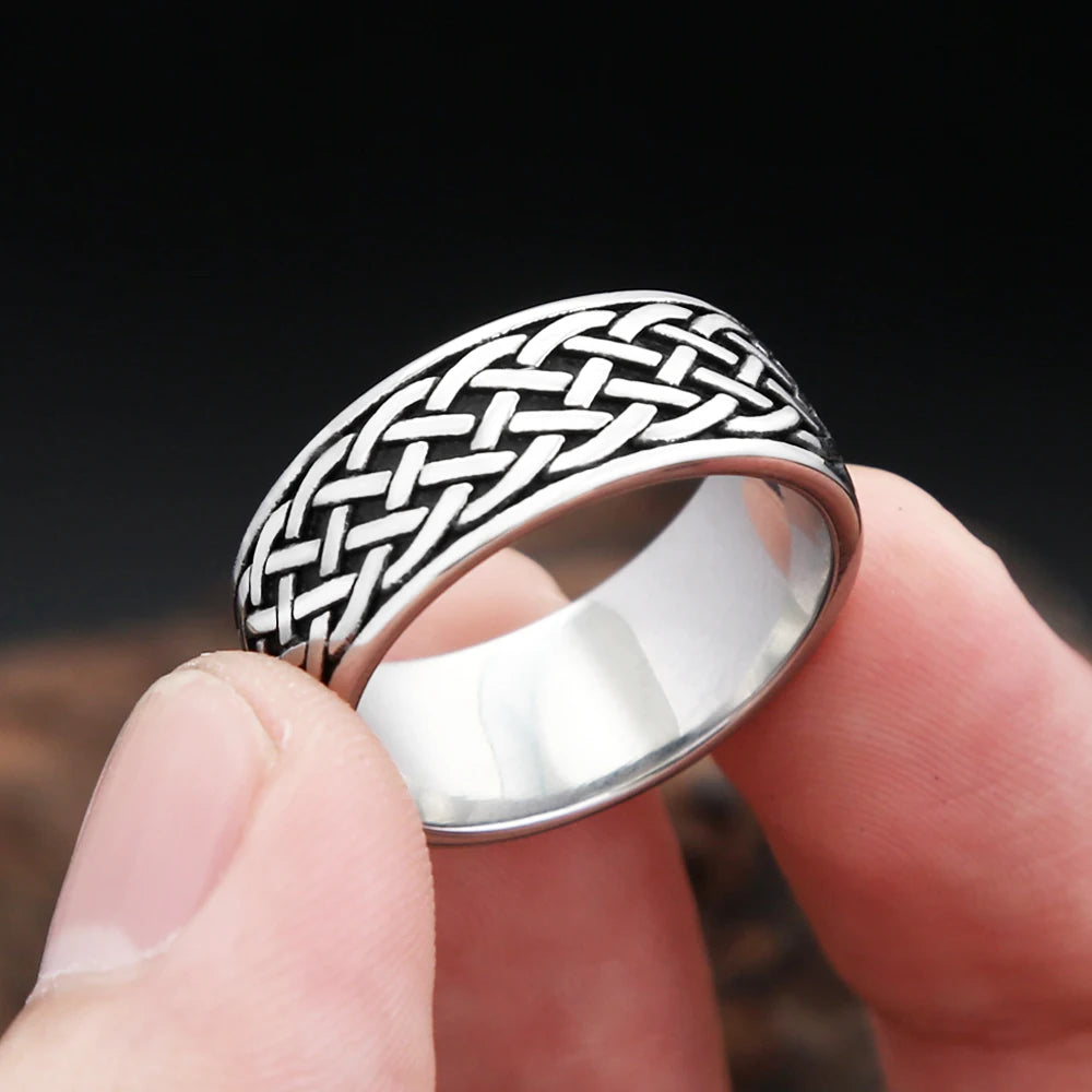 Viking Knot Ring — Stainless Steel