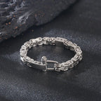 Byzantine Emperor Chain Bracelet — Stainless Steel 7mm