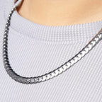 HIYEE 3MM/4MM/5MM/6MM/7MM/8MM Stainless Steel Cuban Curb Link NK Chain Necklace For Men Women Male Neck Jewelry