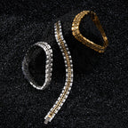 Loe | Men Stainless Steel Punk Bracelet Fashion Boy Watchband Gold Plated Hip Hop Jewelry New Design