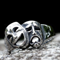 2023 New 316L Stainlesss Steel Cry and Smile Ring For Man Women Good Polished Couple Gift Fashion Jewelry for gift free