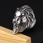 Vintage Viking Shield Ring — Stainless Steel