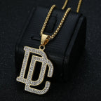 2026 New Fashion Men's Stainless Steel Zircon Dream Catcher Pendant Necklace, Hip Hop Punk Party Fashion Jewelry