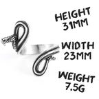 Viper Snake Animal Ring — Stainless Steel