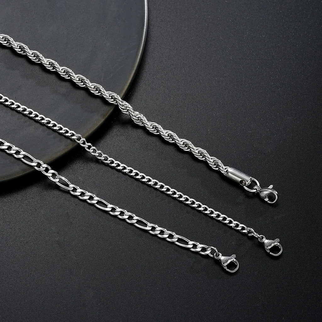 New 8 Inches 925 sterling silver Punk Figaro Chain Bracelet for Men Women Hip Hop Bracelet Party Fashion Jewelry Gifts wholesale