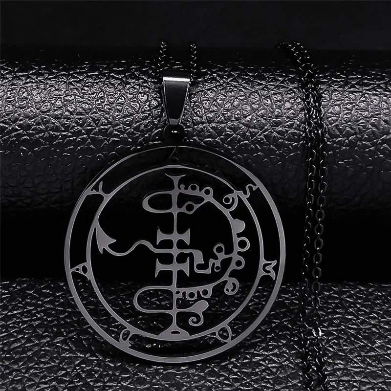Sigil de Lucifer Baphomet Necklace — SS