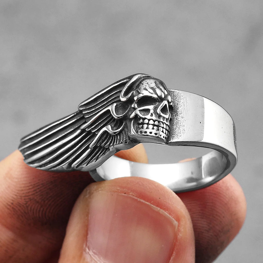 Skull Ring Black Edition — Stainless Steel