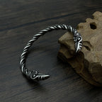 Viking Eagle Head Bracelet — Stainless