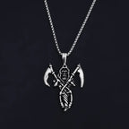 Skull Reaper Steel Pendant European American Versatile