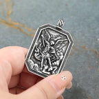 Archangel Protection Pendant — Stainless