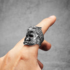 Wolf Skull Ring — Stainless Steel