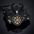 Viking Vegvisir Stainless Steel Pendant Necklace