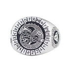 Viking Dragon Rune Ring — 925 Silver