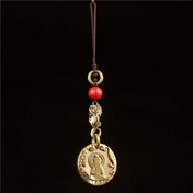 Tibetan Buddha Pendant Necklace — Copper Alloy