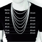 316L Stainless Steel Chain Necklace For Men 7MM-15MM Thick Long Chains Male Neck Punk Jewelry Accessories