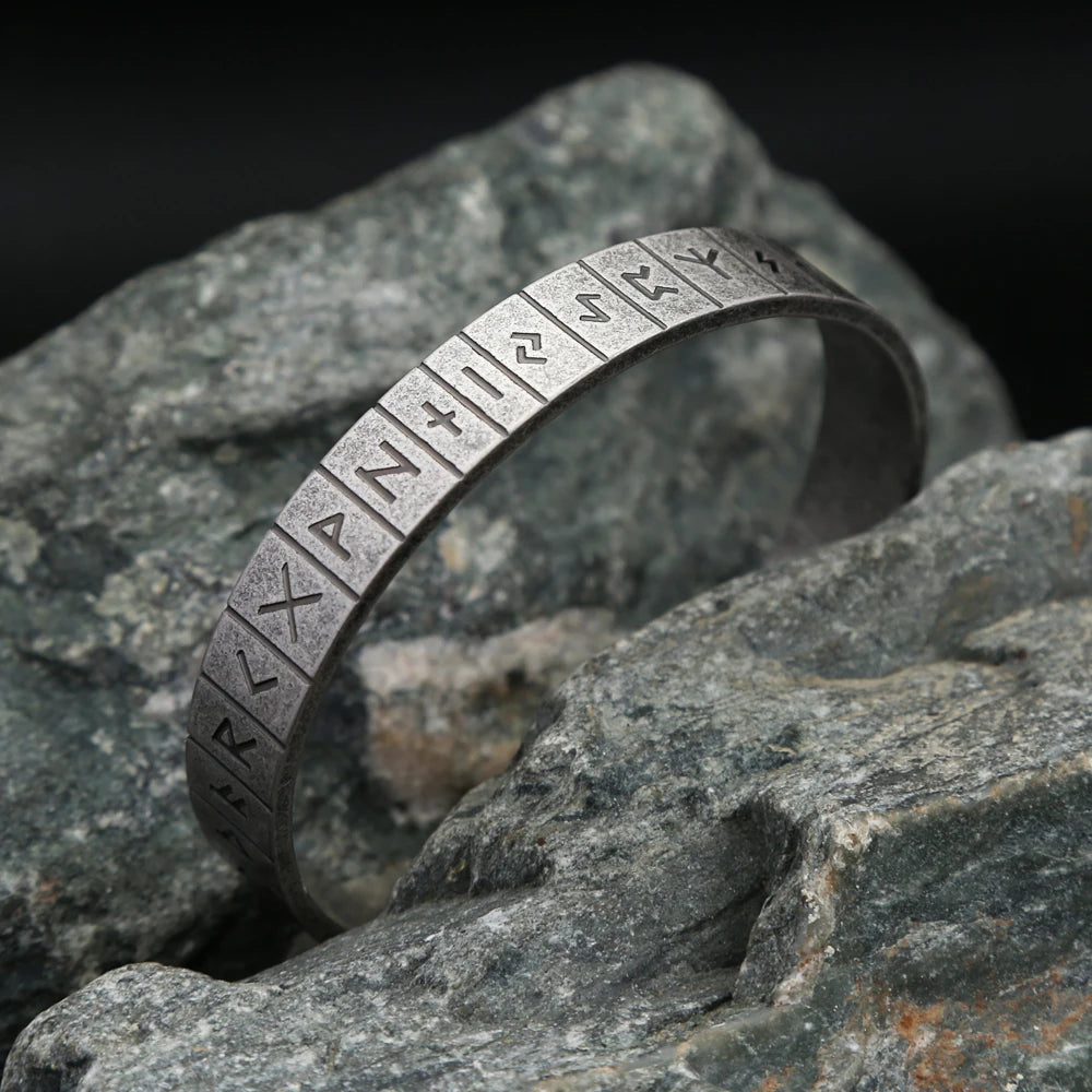 Viking Rune Bracelet — 316L Stainless Steel