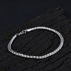 Black Cuban Chain Necklace 18K PVD 4MM