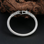 Viking Dragon Head Bracelet — Stainless