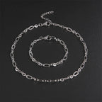 Paperclip Cable Chain Bracelet — Stainless Steel