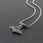 Odin Steel Pendant Nordic Mythology Viking Double