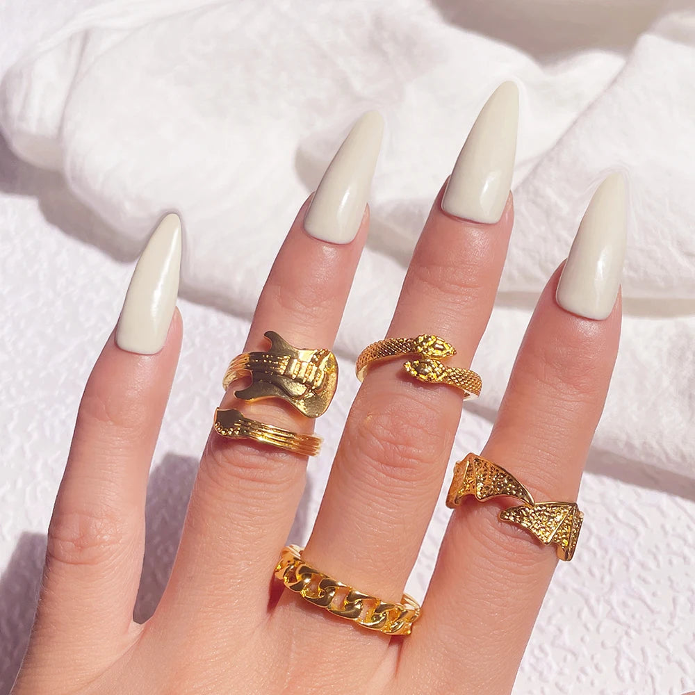 New Design Skull Crow Skull Ring Woodpecker Bird Men's Ring Punk Stylish Jewelry